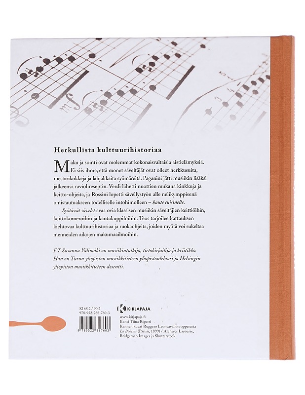 Syötävät sävelet / vieraana säveltäjien pöydissä - Susanna Välimäki - Elämäkerrat ja muistelmat - 10105613317 - 1