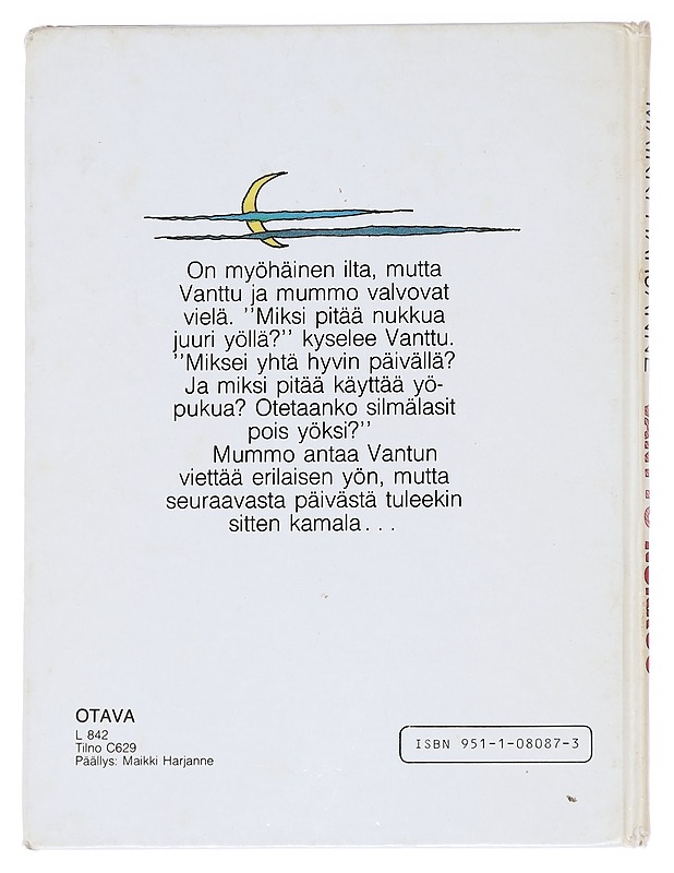Vanttu nukkuu - Maikki Harjanne - Lastenkirjat - 10105613324 - 1