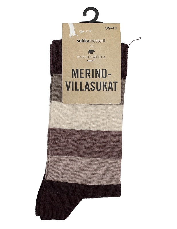 SUKKAMESTARIT X PARTIOAITTA merinovillasukat, 39-42 - Asusteet - 10105613353 - 0