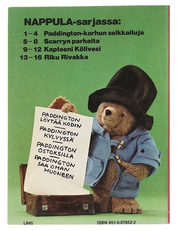 Paddington saa oman huoneen - Bond, Michael - Lastenkirjat - 10105613395 - 1