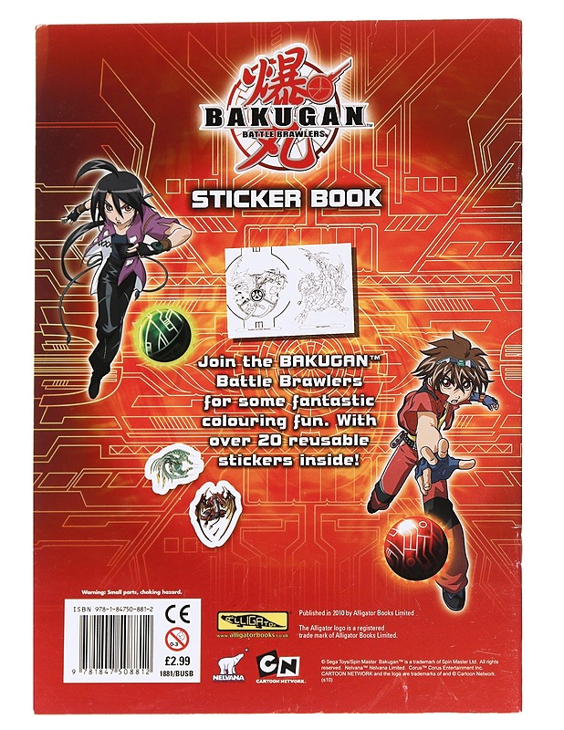 Bakugan: Sticker Book - Lastenkirjat - 10105613443 - 1