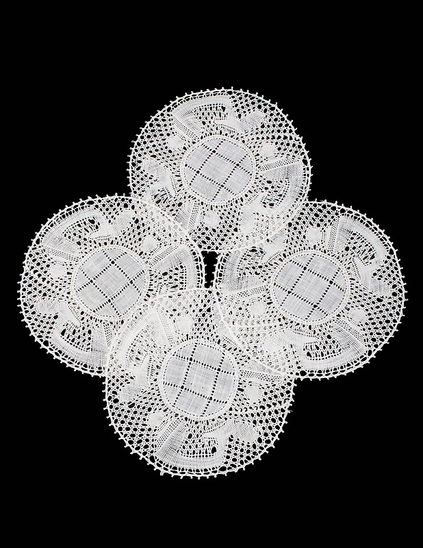 Pienet pitsiliinat, 4 kpl, Ø 10 cm - Käsityö - 10105613480 - 0