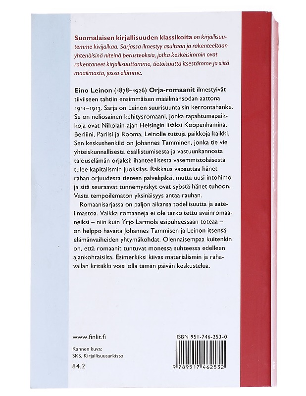Orja-romaanit - Eino Leino - Romaanit ja novellit - 10105613696 - 1