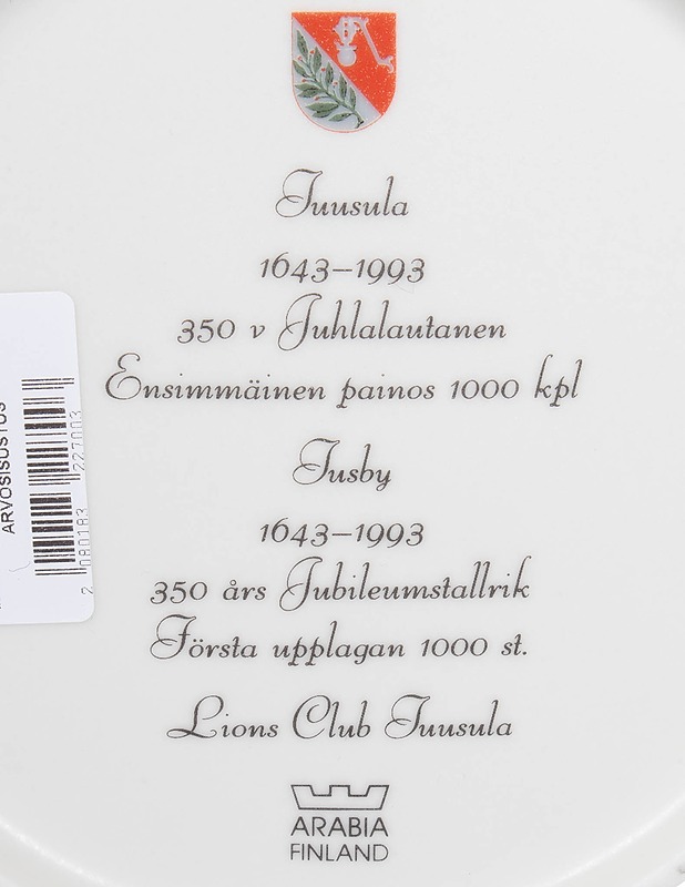 ARABIA Tuusula 350 v seinälautanen - Designsuosikit - 10105613880 - 3