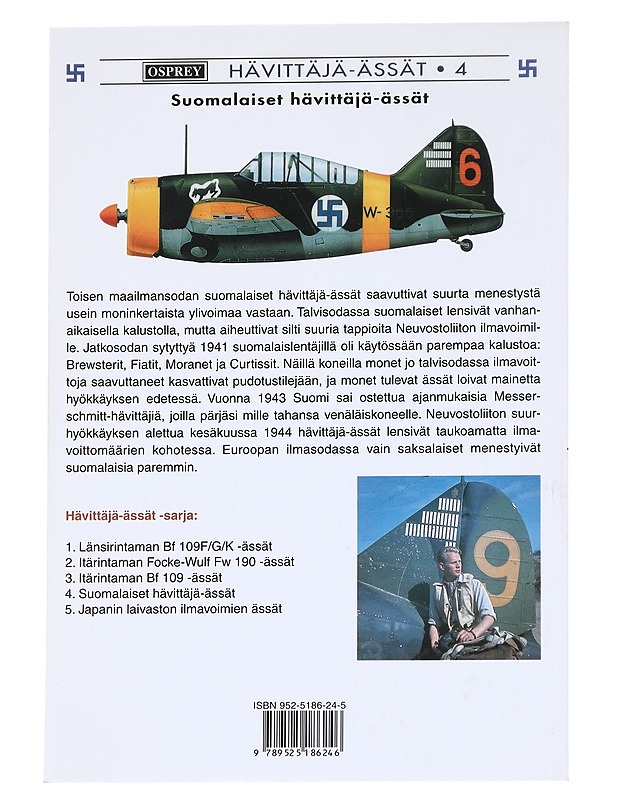 Suomalaiset hävittäjä-ässät - Keskinen, Kalevi - Historiakirjat - 10105613922 - 1