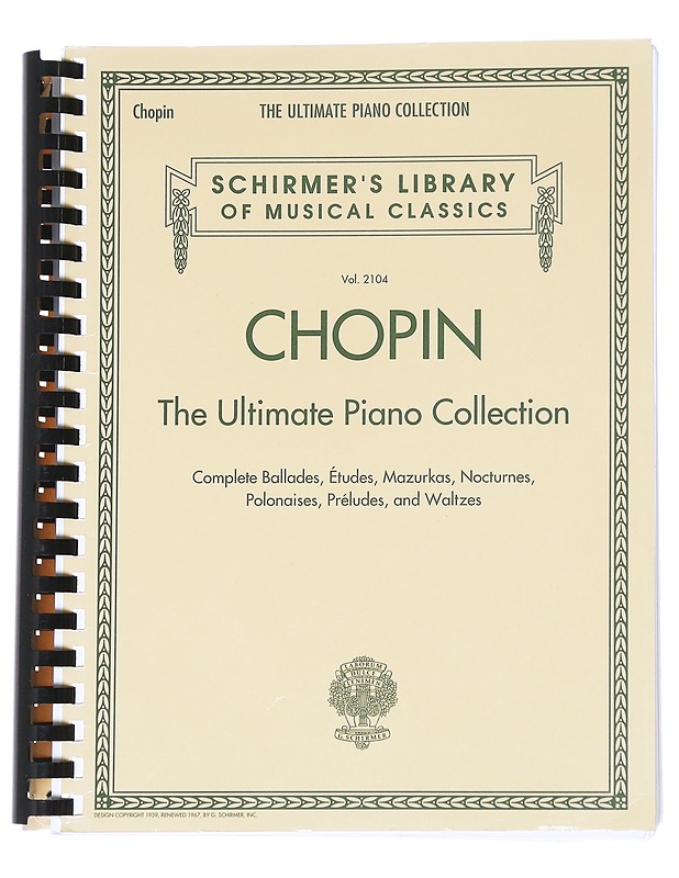The ultimate piano collection : complete ballades, études, mazurkas, nocturnes, polonaises, préludes, and waltzes - Frédéric Chopin - Tietokirjat ja oppaat - 10105613932 - 0