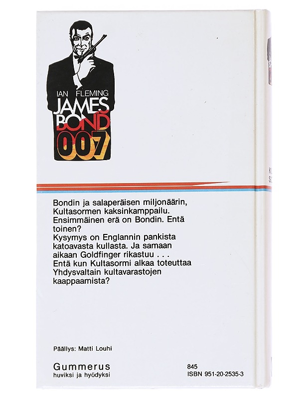 007 ja Kultasormi - Fleming, Ian - Romaanit ja novellit - 10105613944 - 1