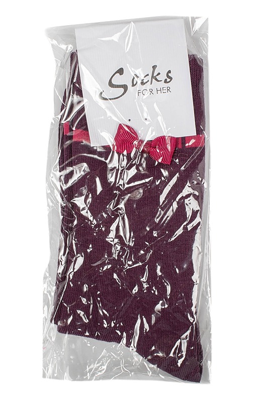 SOCKS FOR HER tummanvioletit sukat, 39-42 - Asusteet - 10105613956 - 0