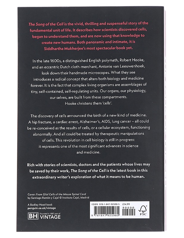 The Song of the Cell: An Exploration of Medicine and the New Human - Siddhartha Mukherjee - Tietokirjat ja oppaat - 10105613970 - 1