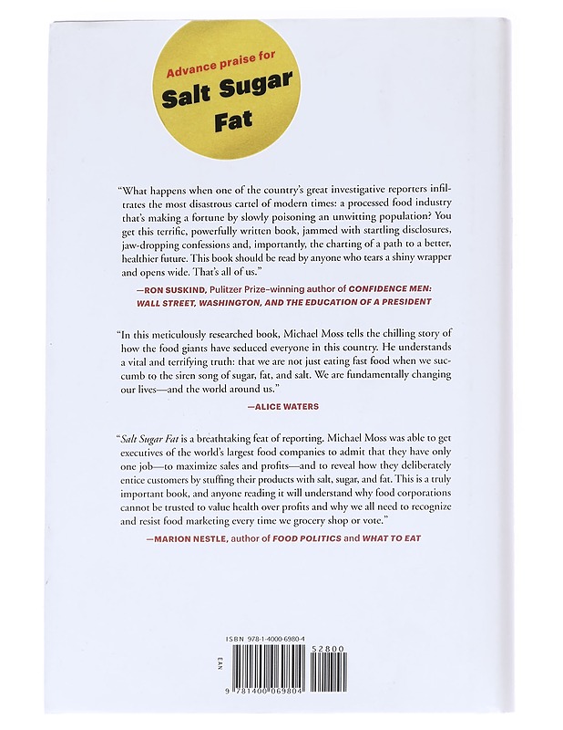 Salt, sugar, fat - Michael Moss - Tietokirjat ja oppaat - 10105613989 - 1