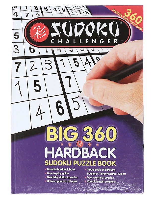 Big 360: Hardback Sudoku Puzzle Book - Harrastekirjat - 10105614052 - 0