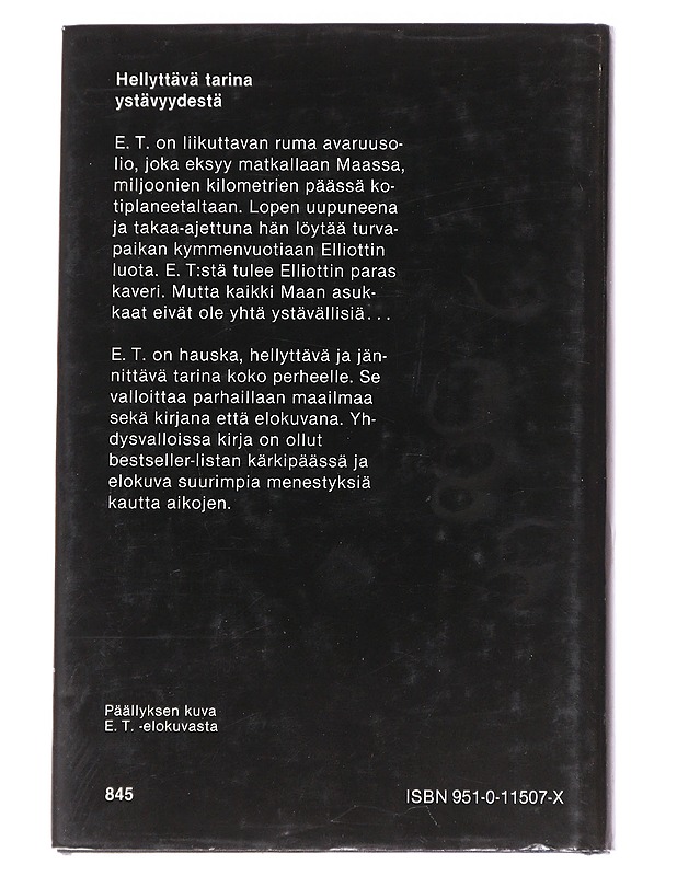 E. T. / Muukalainen avaruudesta - Kotzwinkle, William - Fantasia- ja scifi - 10105614048 - 1
