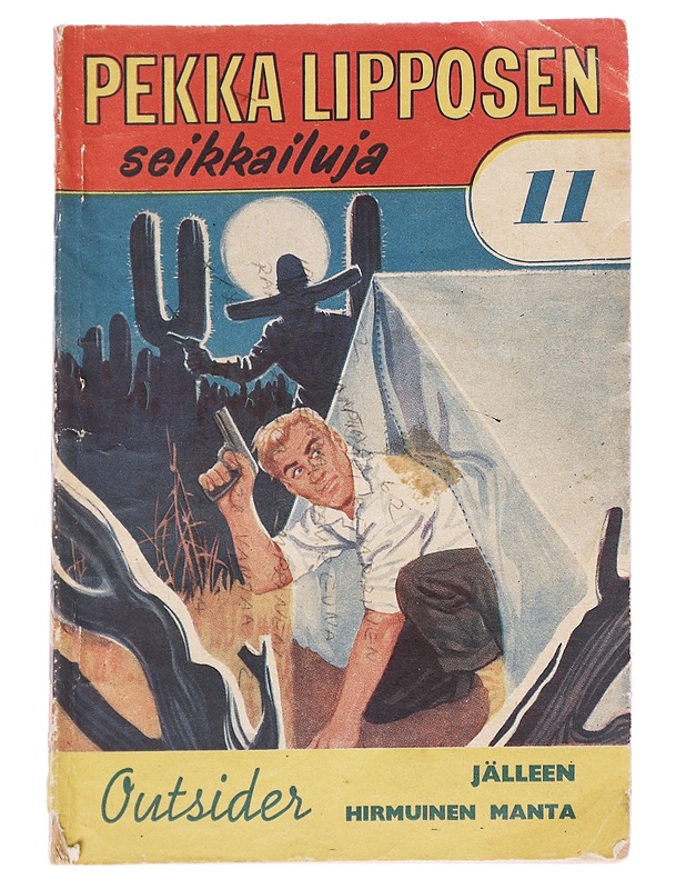 Pekka Lipposen seikkailuja 11 : Jälleen Hirmuinen Manta - Romaanit ja novellit - 10105614074 - 0
