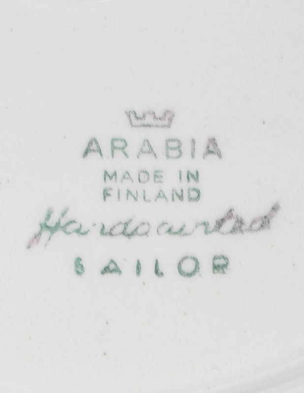 ARABIA Sailor- sarjan käsinmaalattu seinälautanen - Designsuosikit - 10105614118 - 2