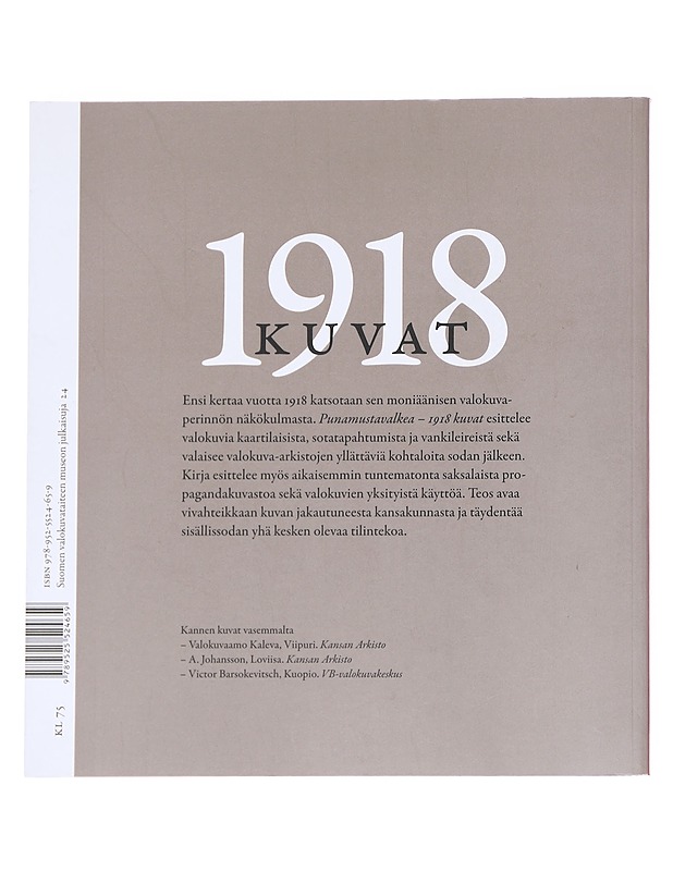 Punamustavalkea / 1918 kuvat - Kukkonen, Jukka - Historiakirjat - 10105614147 - 1