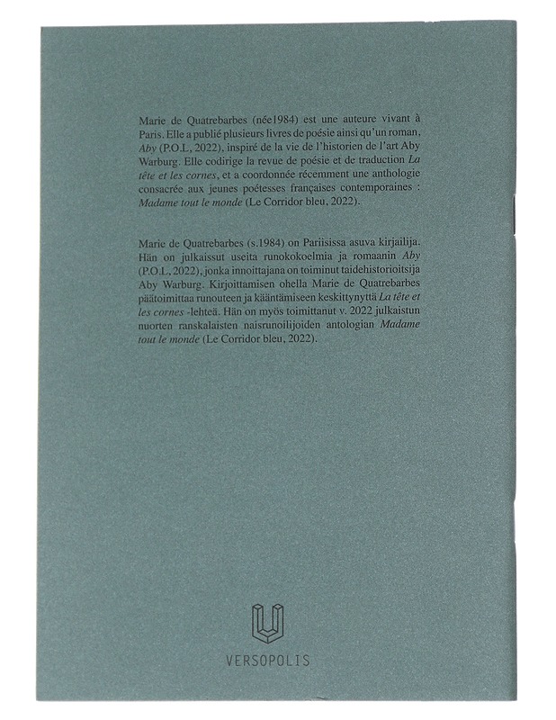 Runoja - Poèmes - de Quatrebarbes, Marie - Runot ja näytelmät - 10105614179 - 1
