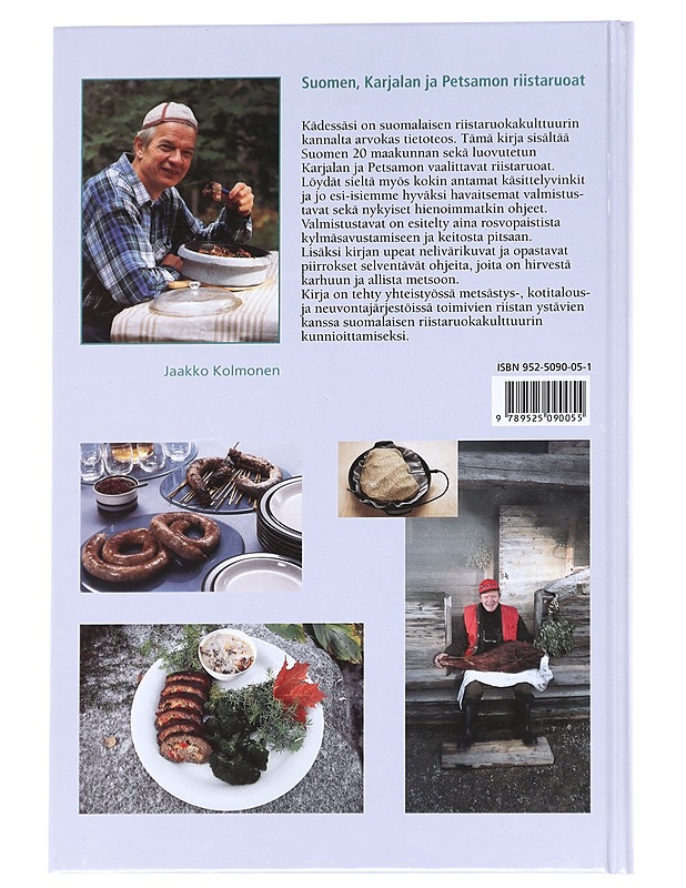 Suomen, Karjalan ja Petsamon riistaruoat - Jaakko Kolmonen - Ruokakirjat - 10105614241 - 1
