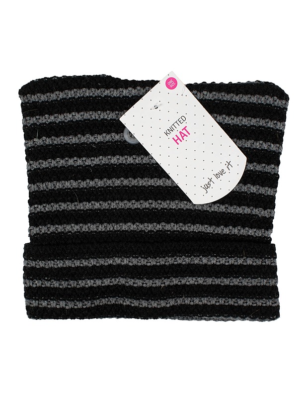 KNITTED HAT neulepipo, one size - Päähineet - 10105614281 - 0