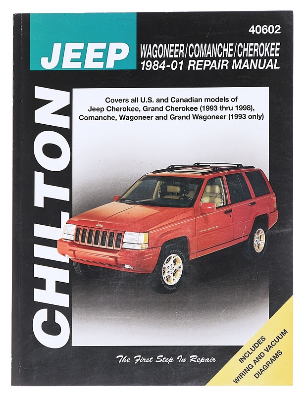 Jeep Wagoneer/Comanche/Cherokee Repair Manual - Matthew E. Frederick , Bob Henderson  - Tietokirjat ja oppaat - 10105614283 - 0