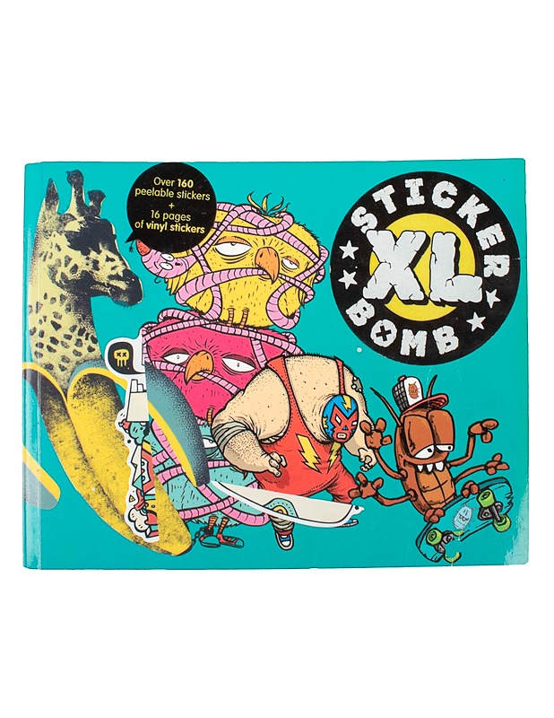 LAURENCE KING Sticker Bomb XL tarrakirja - Askartelu - 10105614314 - 0