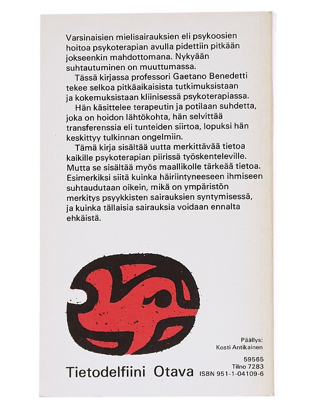 Kliininen psykoterapia - Benedetti, Gaetano - Tietokirjat ja oppaat - 10105614316 - 1