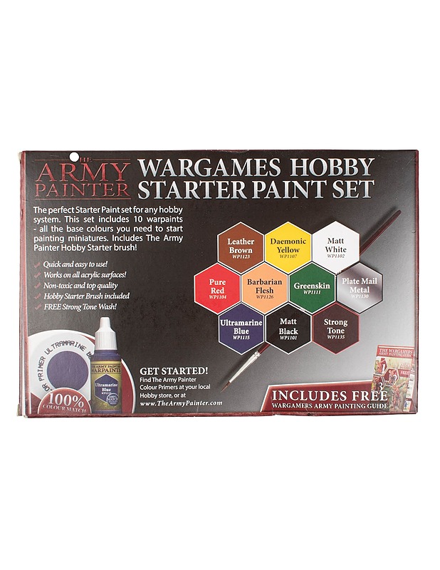 THE ARMY PAINTER Wargames Hobby Starter Paint Set pienoismallimaalisarja - Askartelu - 10105614322 - 1