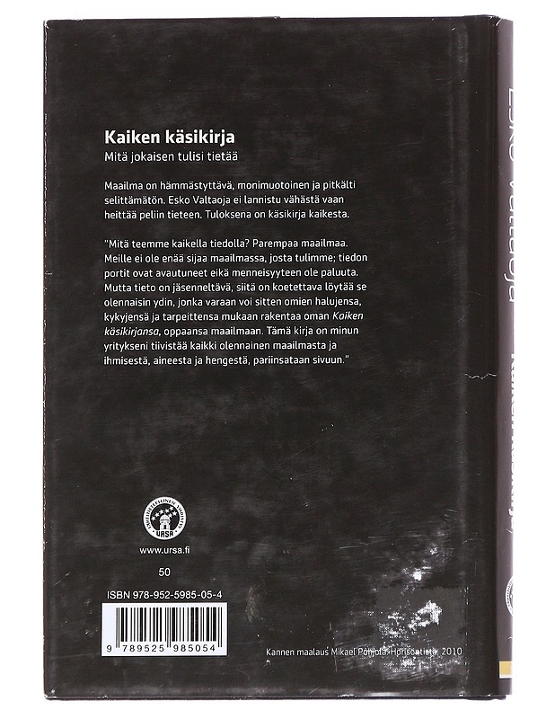 Kaiken käsikirja : mitä jokaisen tulisi tietää? - Esko Valtaoja - Tietokirjat ja oppaat - 10105614372 - 1