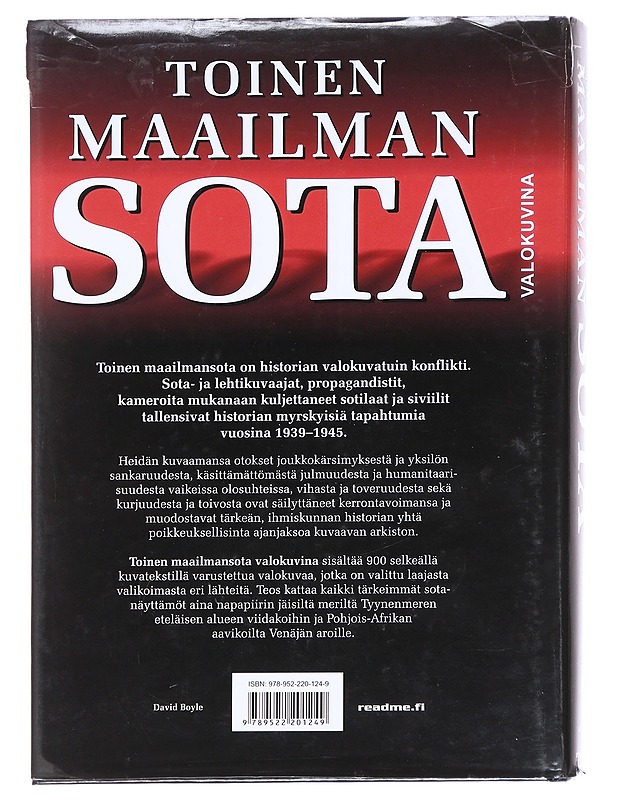 Toinen maailmansota valokuvina - Boyle, David - Historiakirjat - 10105614406 - 1