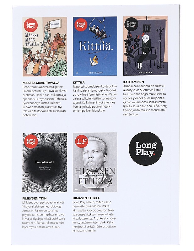 Long Play : Viisi valittua - Romaanit ja novellit - 10105614437 - 1