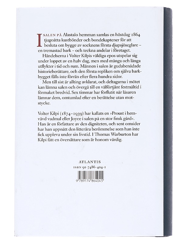 I salen på Alastalo / En skärgårdsskildring Bok 1 - Kilpi, Volter - Romaanit ja novellit - 10105614445 - 1