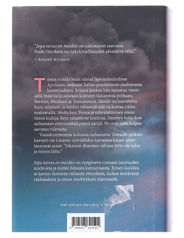 Jopa taivas on meidän - Giordano, Paolo - Romaanit ja novellit - 10105614460 - 1