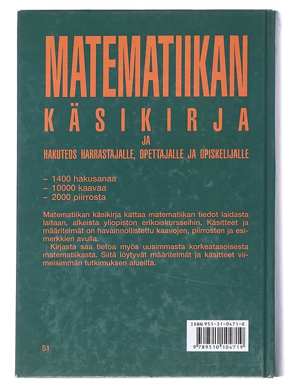 Matematiikan käsikirja, täydennetty laitos, 3. painos - Thompson, Jan - Tietokirjat ja oppaat - 10105614482 - 1