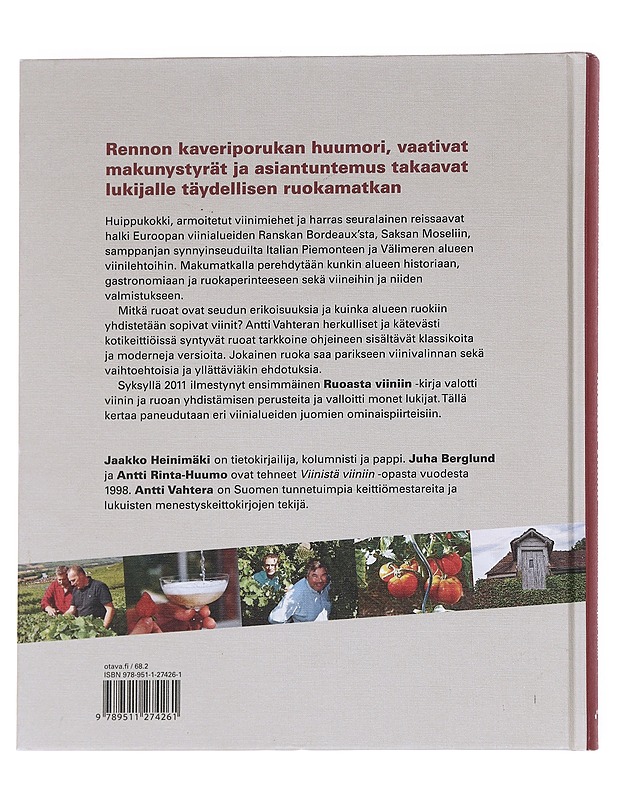 Ruoasta viiniin : makumatka Euroopan halki - Berglund, Juha - Kirja lahjaksi - 10105614506 - 1