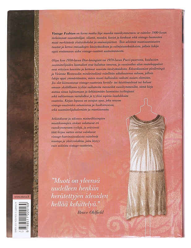 Vintage fashion : muodin vuosikymmenet - Rhodes, Zandra - Historiakirjat - 10105614516 - 1