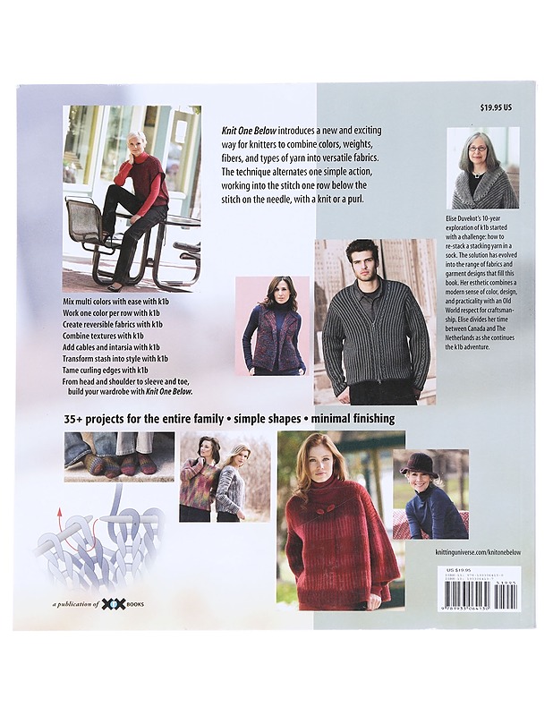 Knit One Below: One Stitch, Many Fabrics - Harrastekirjat - 10105614562 - 1