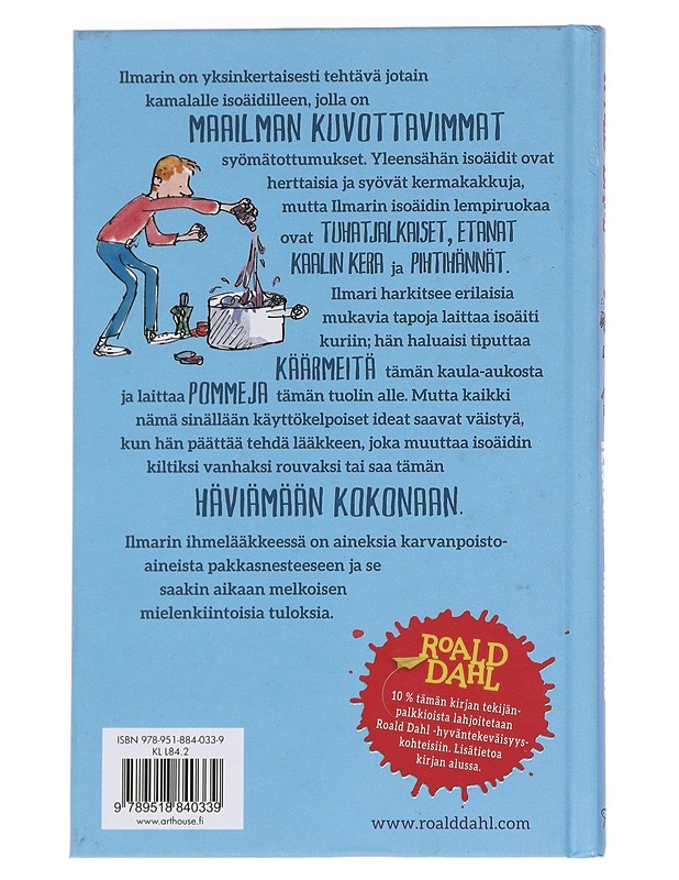Ilmarin ihmelääke - Roald Dahl - Kaunokirjallisuus - 10105614610 - 1