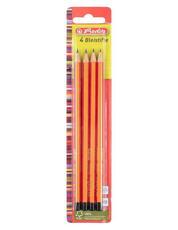 HERLITZ lyijykynä, 4 kpl - Askartelu - 10105614675 - 0