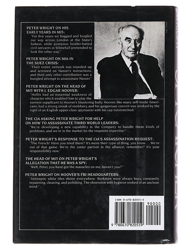 Spycatcher: The Candid Autobiography of a Senior Intelligence Officer - Wright, Peter - Elämäkerrat ja muistelmat - 10105614702 - 1