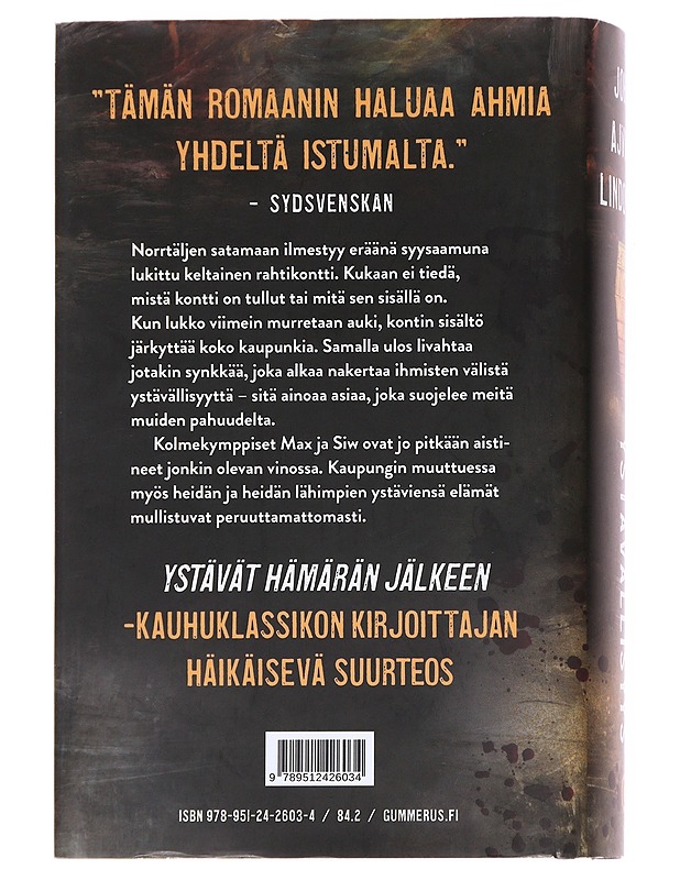 Ystävällisyys - Ajvide Lindqvist, John - Romaanit ja novellit - 10105614710 - 1