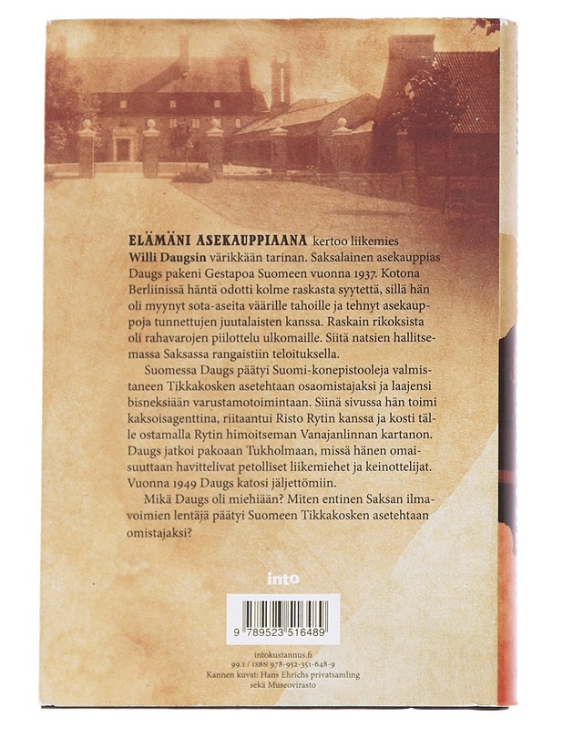 Elämäni asekauppiaana / Willi Daugsin uskomaton elämä Suomessa - Matti Blomqvist - Elämäkerrat ja muistelmat - 10105614722 - 1