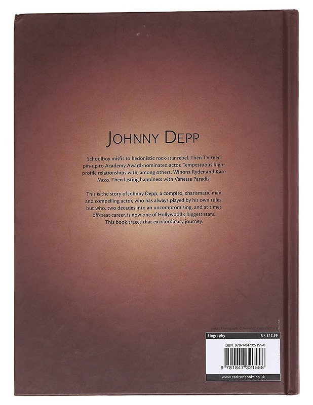 Johnny Depp:  Biography - Johnstone, Nick - Elämäkerrat ja muistelmat - 10105614746 - 1