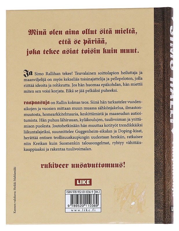 Raapaasuja - Simo Ralli - Elämäkerrat ja muistelmat - 10105614764 - 1