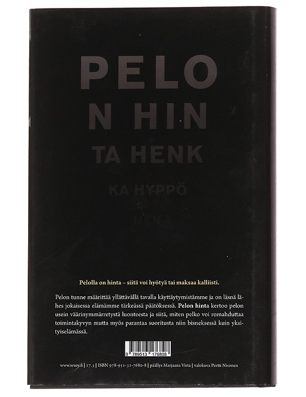 Pelon hinta - Henkka Hyppönen - Tietokirjat ja oppaat - 10105614777 - 1