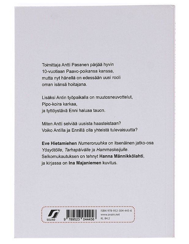 Numeroruuhka - Männikkölahti, Hanna - Romaanit ja novellit - 10105614779 - 1