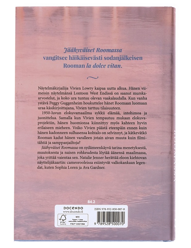 Jäähyväiset Roomassa - Jenner, Natalie - Romaanit ja novellit - 10105614784 - 1