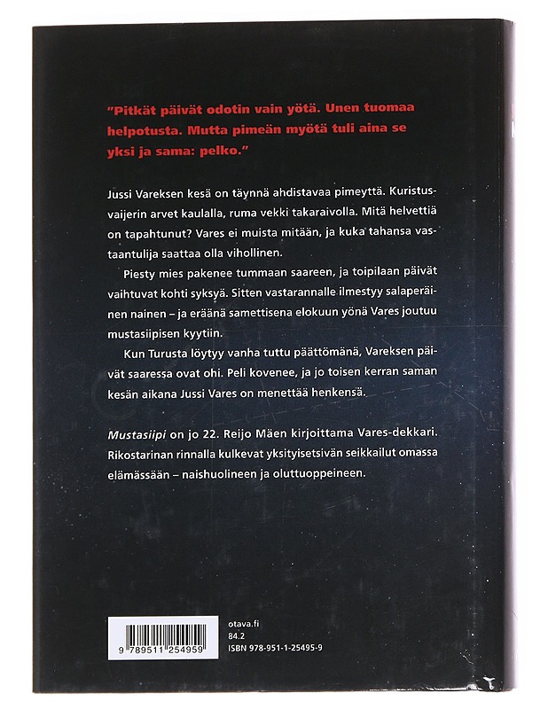 Mustasiipi - Reijo Mäki - Romaanit ja novellit - 10105614816 - 1