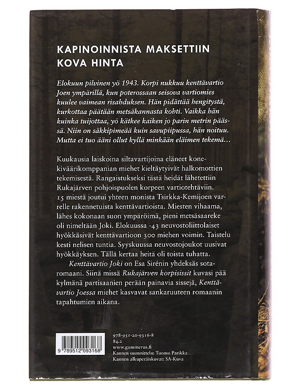 Kenttävartio Joki - Esa Sirén - Romaanit ja novellit - 10105614835 - 1