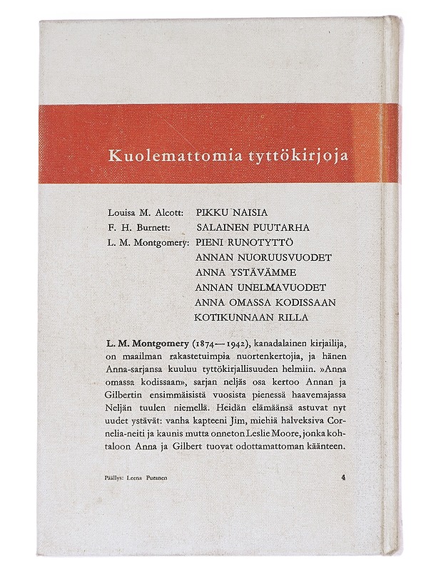 Anna omassa kodissaan - Montgomery L.M. - Nuorten kirjat - 10105614855 - 1