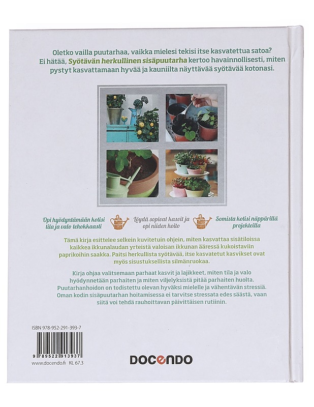 Syötävän herkullinen sisäpuutarha - Allaway, Zia - Kirja lahjaksi - 10105614888 - 1