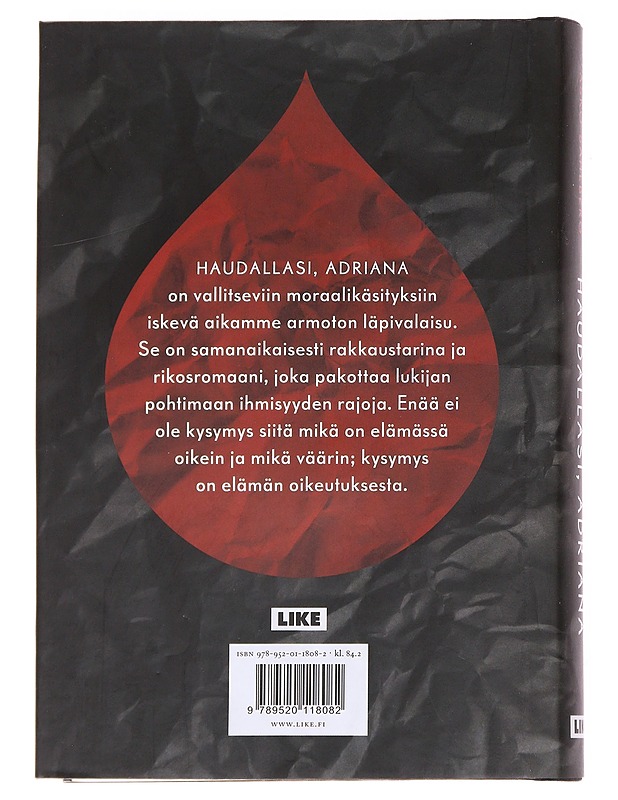 Haudallasi, Adriana - Asko Sahlberg - Romaanit ja novellit - 10105614898 - 1